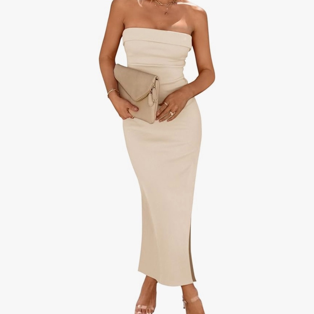 Pretty Garden bodycon maxi dress